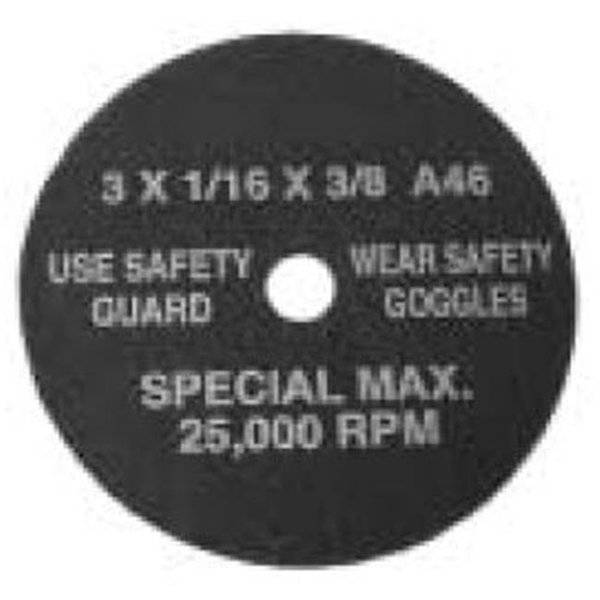 S&G Tool Aid Corporation S & G Tool Aid TA94930 Cutoff Wheels 3 x 1-32 x .38 Hardness T - 100-pk TA94930